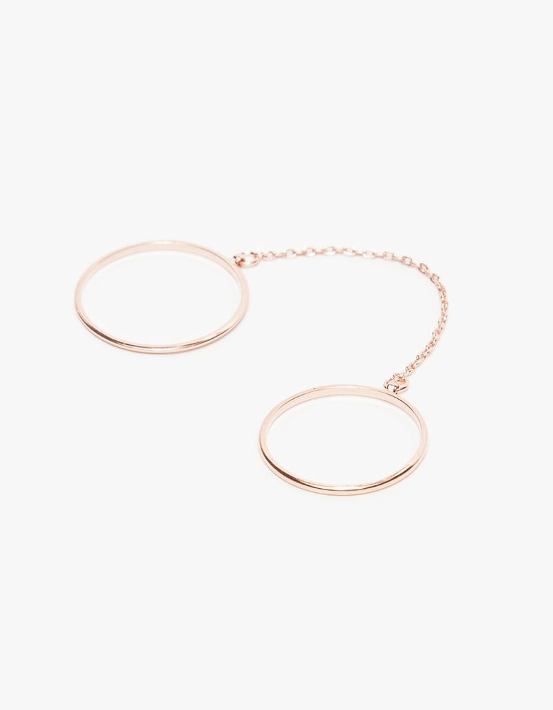 Escape Ring, $8.99 (was $18) You know how sometimes you're like, "Am I missing all the trends? I keep seeing young ladies at the grocery store who just look... cool...I must be missing something." This is one of those things: chain rings. And I chose this particular one because it's simple. Why not try it?